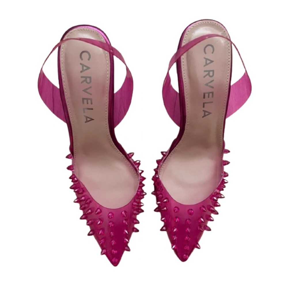 Carvela ♡ Lapis Hot Pink Spiked Heels